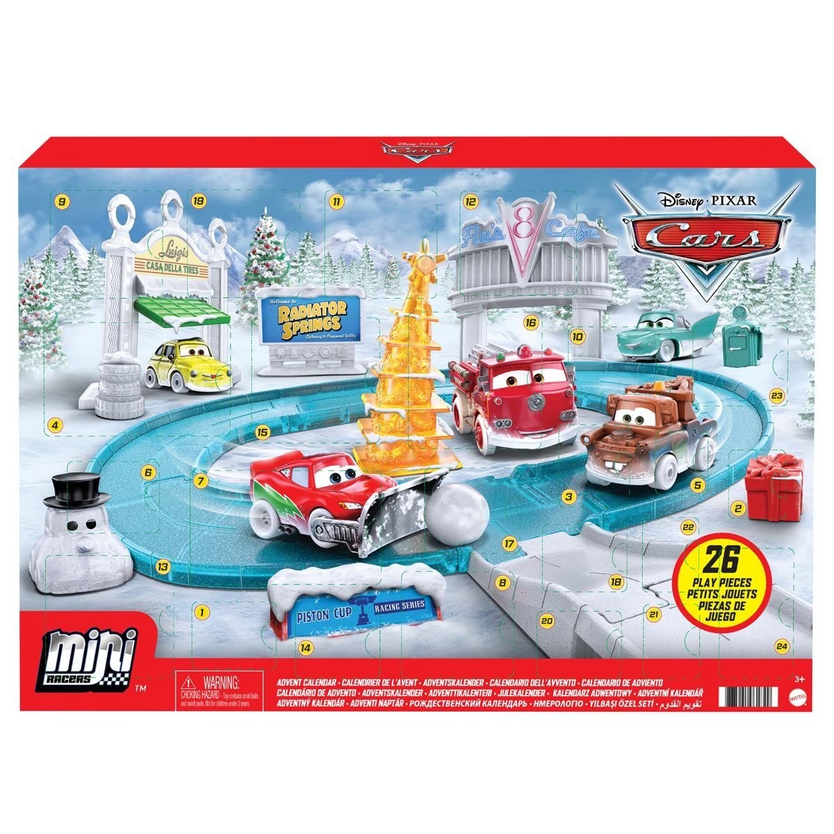 Игровой набор Адвент календарь Mattel Disney and Pixar Cars Mini Racers Advent Calendar Дисней Тачки (GXT25)
Игровой набор Адвент календарь Mattel Disney and Pixar Cars Mini Racers Advent Calendar Дисней Тачки (GXT25)