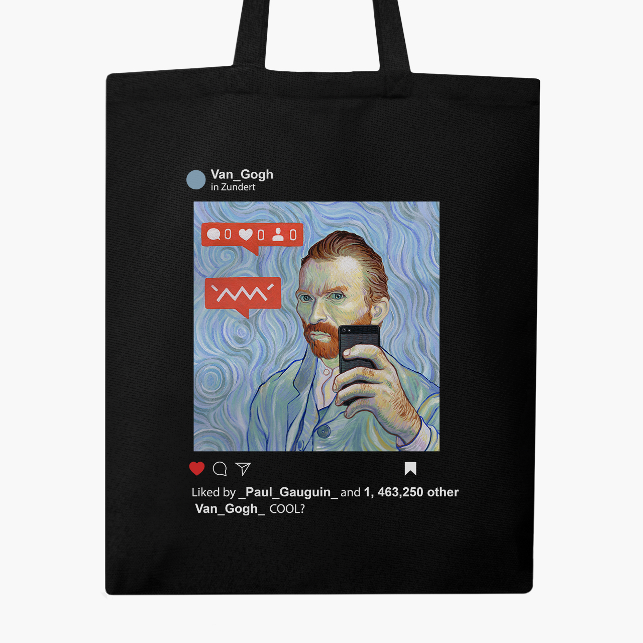 Эко сумка шоппер Инстаграм Винсент Ван Гог (Instagram Vincent van Gogh) (9227-2951) 41x35 см Черный
Эко сумка шоппер Инстаграм Винсент Ван Гог (Instagram Vincent van Gogh) (9227-2951) 41x35 см Черный
