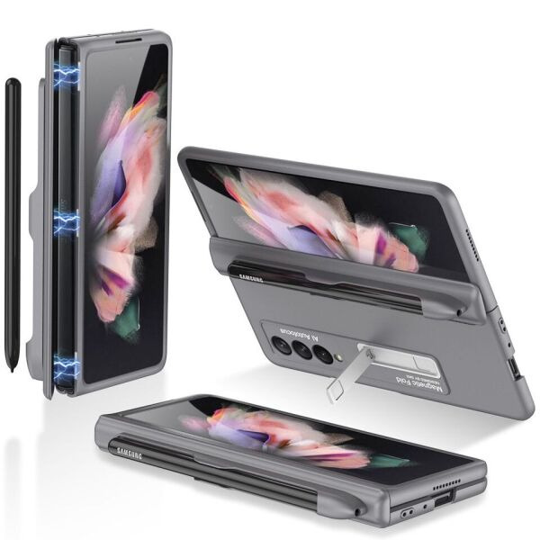 Защитный чехол GKK Magnetic Cover (Pen Slot) для Samsung Galaxy Z Fold 3 - Grey
Защитный чехол GKK Magnetic Cover (Pen Slot) для Samsung Galaxy Z Fold 3 - Grey