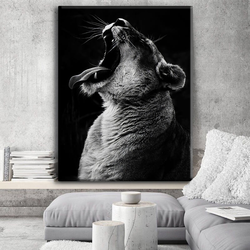 Картина на холсте Животные Black Lion 75х100 см.
Картина на холсте Животные Black Lion 75х100 см.
