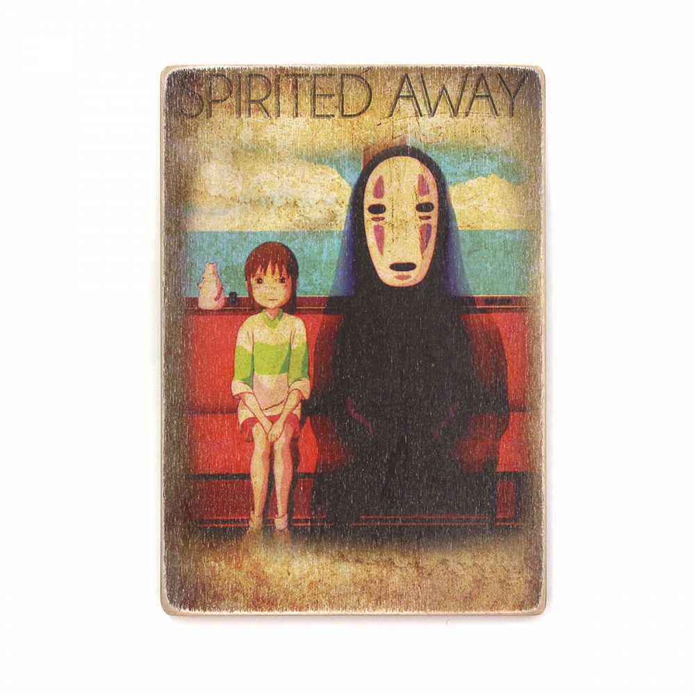 Деревянный постер Мультфильмы Spirited Away. Унесенные призраками в поезде А1
Деревянный постер Мультфильмы Spirited Away. Унесенные призраками в поезде А1