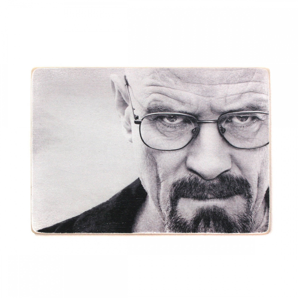 Деревянный постер Фильмы и сериалы Breaking Bad. Во все тяжкие. Уолтер Уайт. Портрет А1
Деревянный постер Фильмы и сериалы Breaking Bad. Во все тяжкие. Уолтер Уайт. Портрет А1