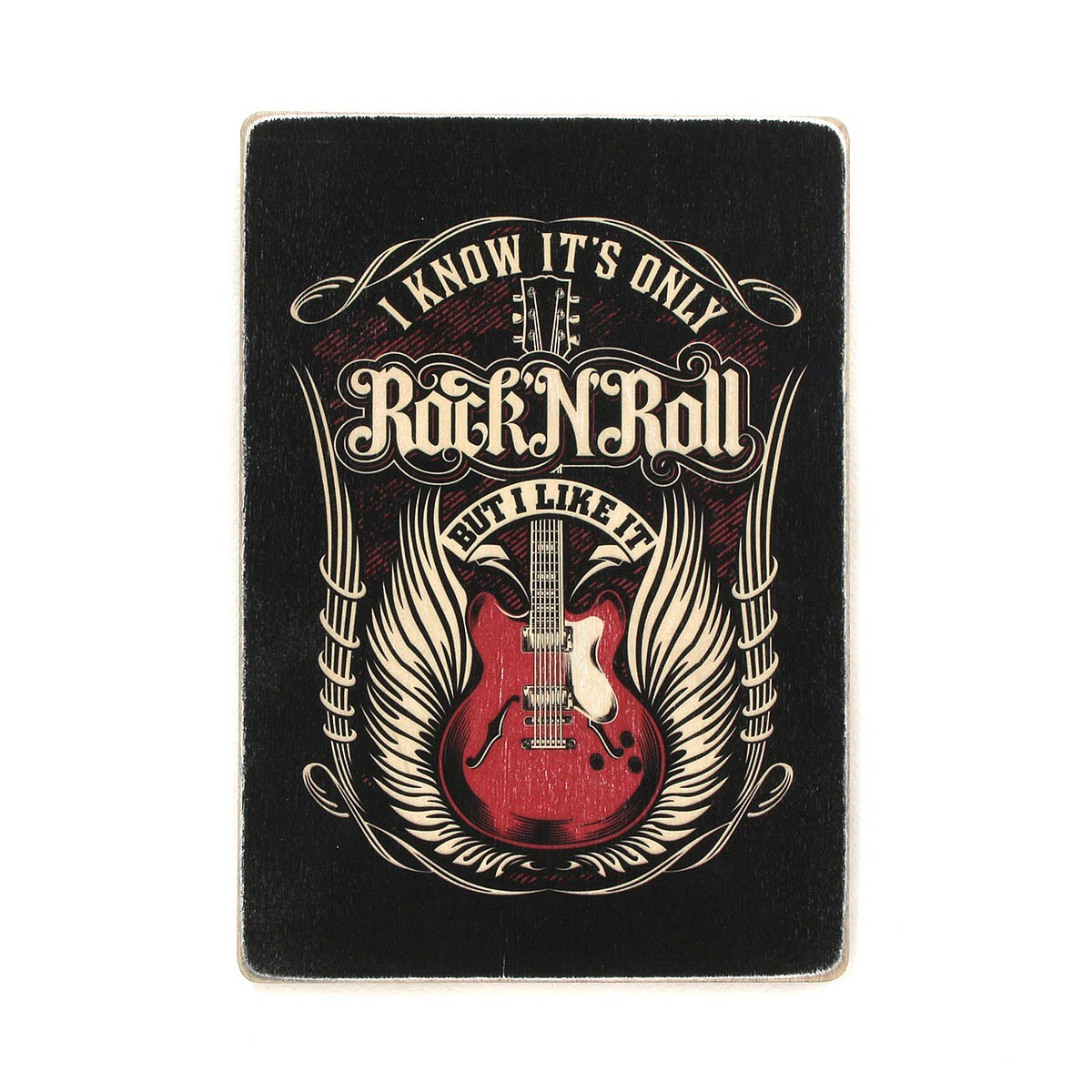 Деревянный постер Wood Posters "I know it's only rock'n'roll, but I like it" (A1 формат, фанера)
Деревянный постер Wood Posters "I know it's only rock'n'roll, but I like it" (A1 формат, фанера)