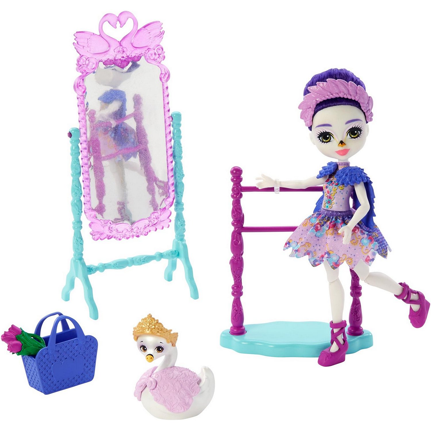 Кукла Enchantimals Royal Энчантималс Балетная студия лебедя Сарели Свон GYJ06
Кукла Enchantimals Royal Энчантималс Балетная студия лебедя Сарели Свон GYJ06
