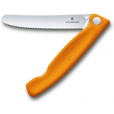 Кухонный нож Victorinox SwissClassic Foldable Paring 11 см Serrated Orange (6.7836.F9B)
Кухонный нож Victorinox SwissClassic Foldable Paring 11 см Serrated Orange (6.7836.F9B)