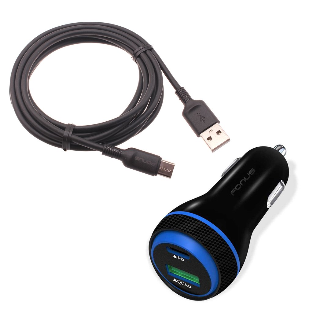 Автомобильное зарядное устройство Fonus ZDE20 43Вт быстрая зарядка PD 2 порта USB кабель TYPE-C
Автомобильное зарядное устройство Fonus ZDE20 43Вт быстрая зарядка PD 2 порта USB кабель TYPE-C