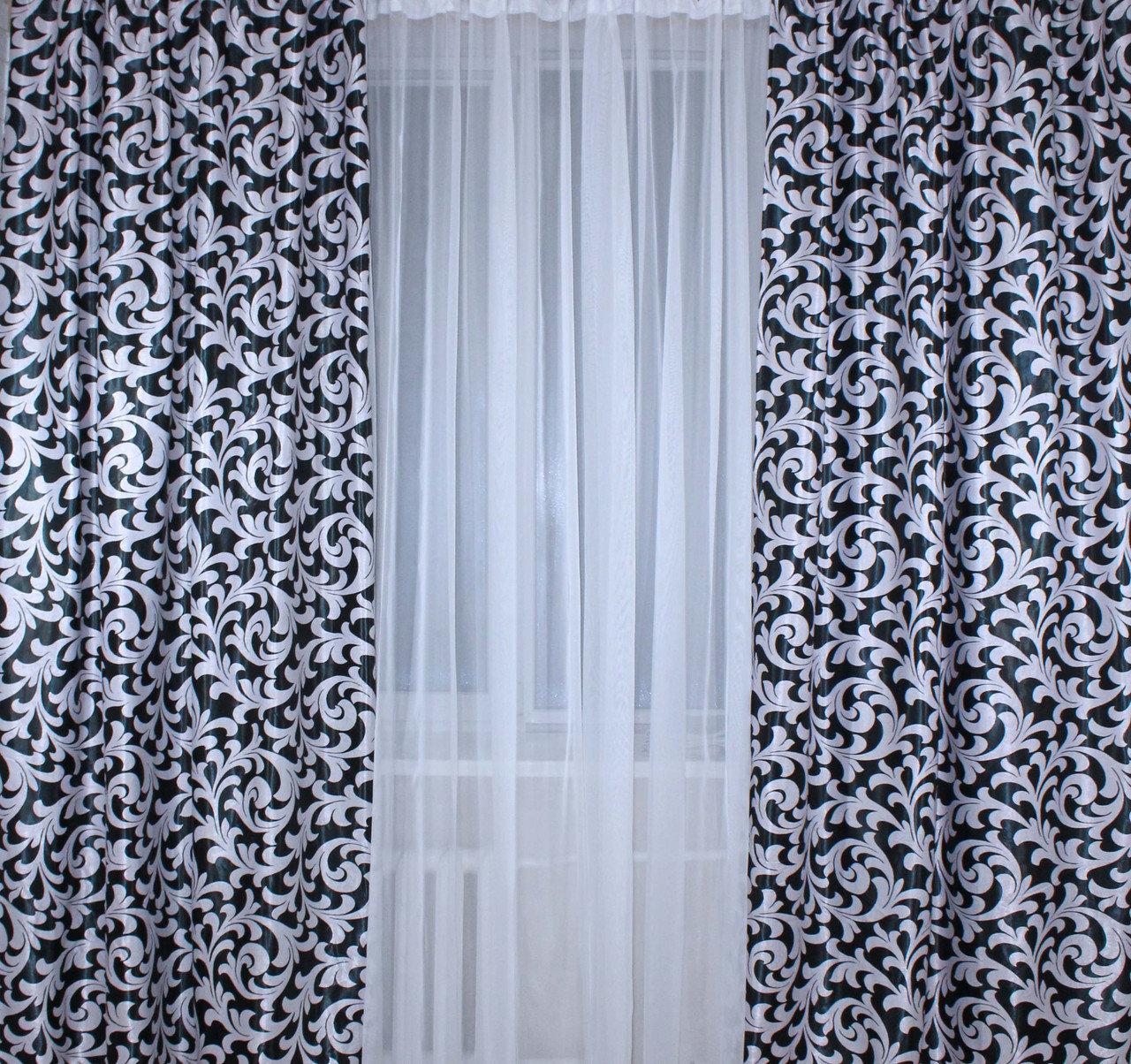 Комплект штор Chtextil блэкаут, двусторонний. Цвет черный с серебристым Шириной по 1м.
Комплект штор Chtextil блэкаут, двусторонний. Цвет черный с серебристым Шириной по 1м.
