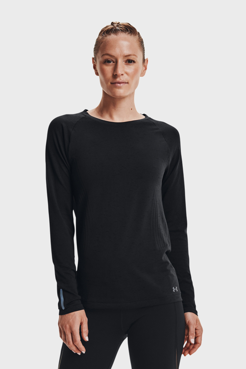 Женский черный лонгслив UA Seamless Run LS Under Armour 1365627-001, Женский черный лонгслив UA Seamless Run LS Under Armour XS 1365627-001
Женский черный лонгслив UA Seamless Run LS Under Armour 1365627-001, Женский черный лонгслив UA Seamless Run LS Under Armour XS 1365627-001