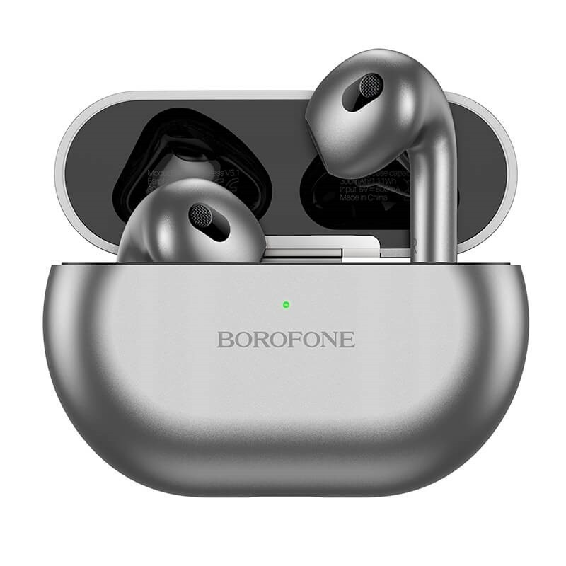 Bluetooth наушники Borofone Sound rhyme true wireless BT headset |BT5.1, 4h, 30/300mAh|grey
Bluetooth наушники Borofone Sound rhyme true wireless BT headset |BT5.1, 4h, 30/300mAh|grey
