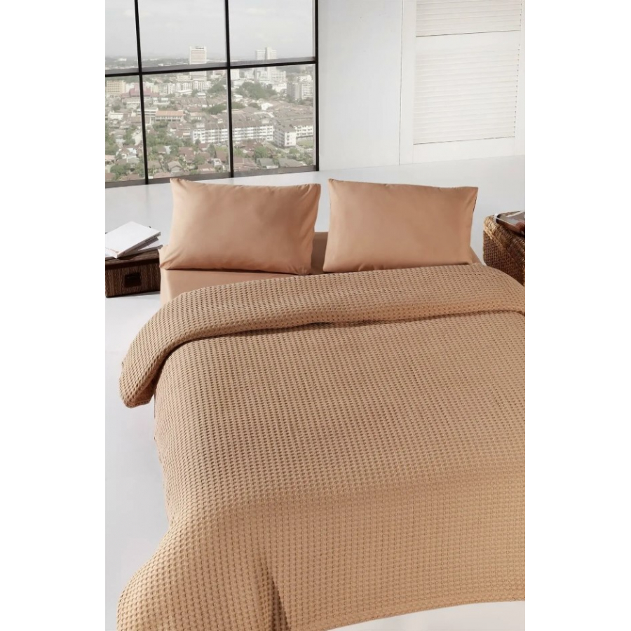 Покрывало пике Eponj Home Burumcuk kahve кофе вафельное 160*235 (svt-2000022288422)
Покрывало пике Eponj Home Burumcuk kahve кофе вафельное 160*235 (svt-2000022288422)