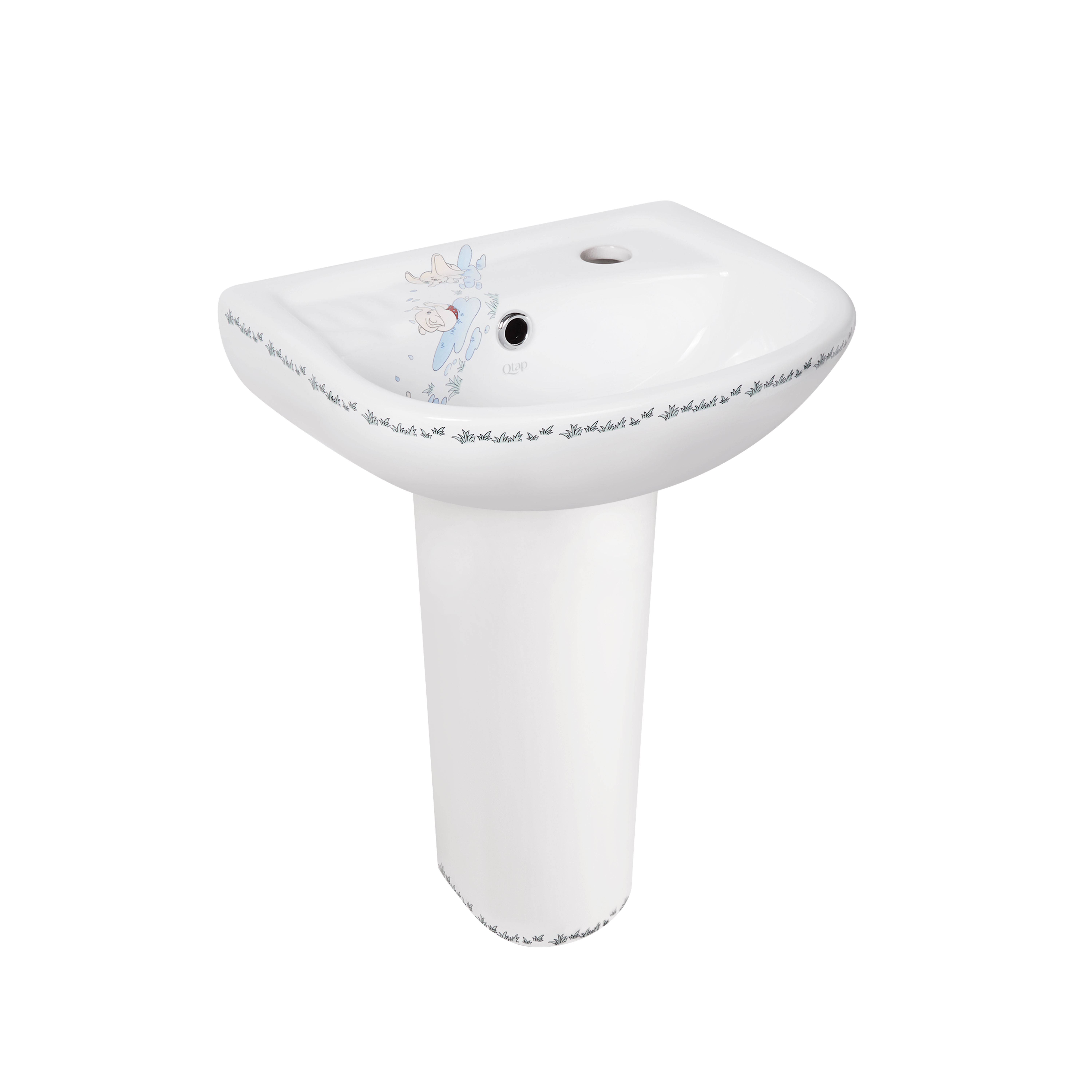 Раковина напольная с пьедесталом детская Qtap Baby 360х300 White с рисунком, с донным клапаном QT2311LP304BW
Раковина напольная с пьедесталом детская Qtap Baby 360х300 White с рисунком, с донным клапаном QT2311LP304BW