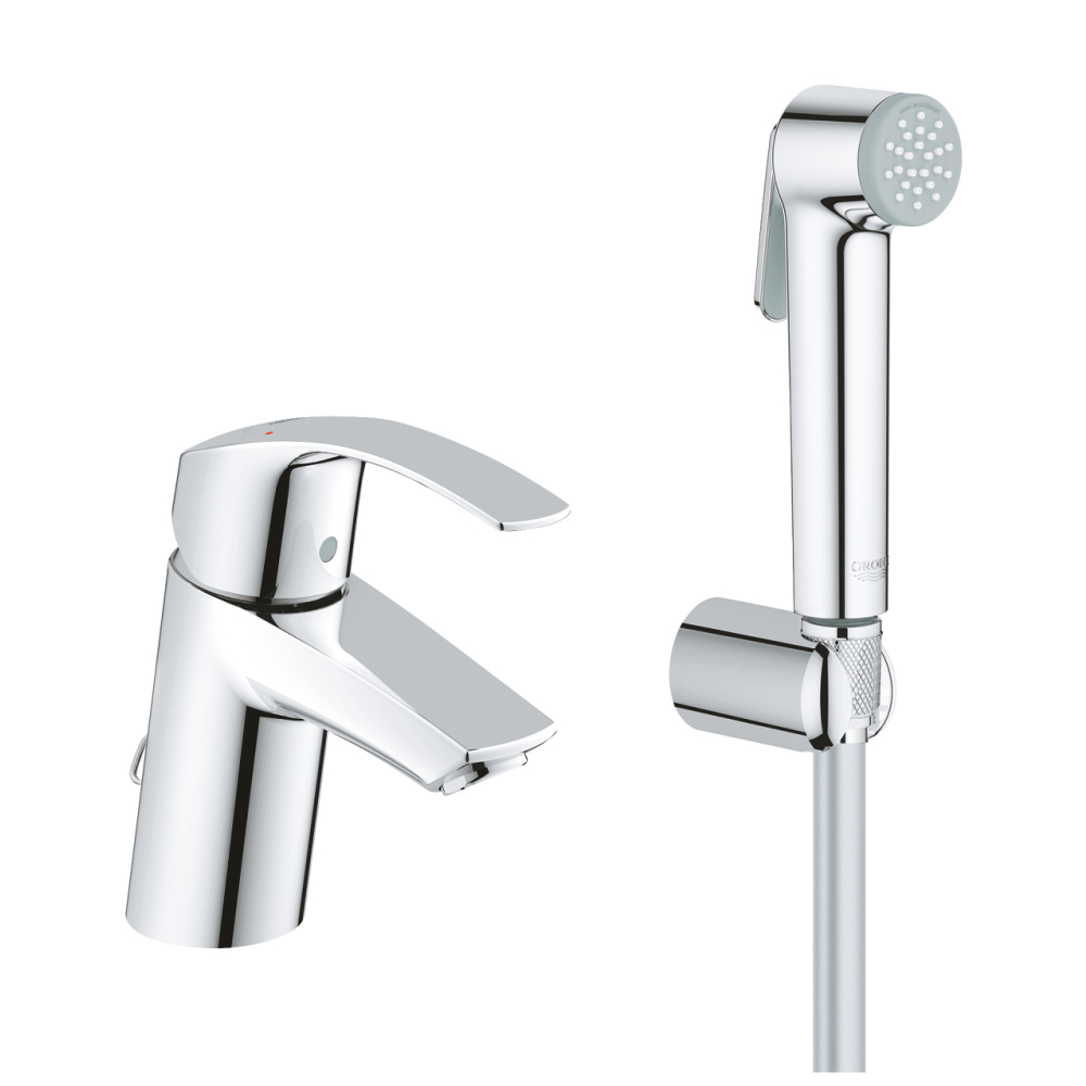 Смеситель для умывальника от бренда Grohe, однорычажный с латунь/литой, врезной с шпилька,серий Eurosmart 23124002, цвет-хром.
Смеситель для умывальника от бренда Grohe, однорычажный с латунь/литой, врезной с шпилька,серий Eurosmart 23124002, цвет-хром.