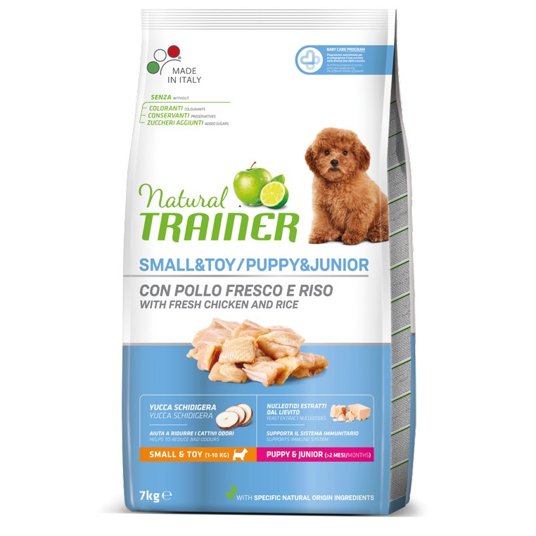 Сухой корм Trainer Natural Super Premium Puppy&Junior Mini для щенков мелких пород 7 кг
Сухой корм Trainer Natural Super Premium Puppy&Junior Mini для щенков мелких пород 7 кг