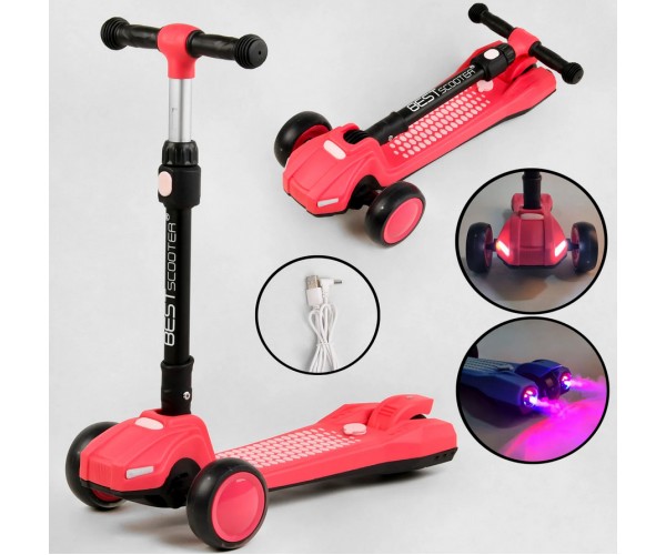 Самокат трехколесный Best Scooter Maxi с турбинами LT11746 свето-музыкальный, складной, с парогенератором, Розовый
Самокат трехколесный Best Scooter Maxi с турбинами LT11746 свето-музыкальный, складной, с парогенератором, Розовый