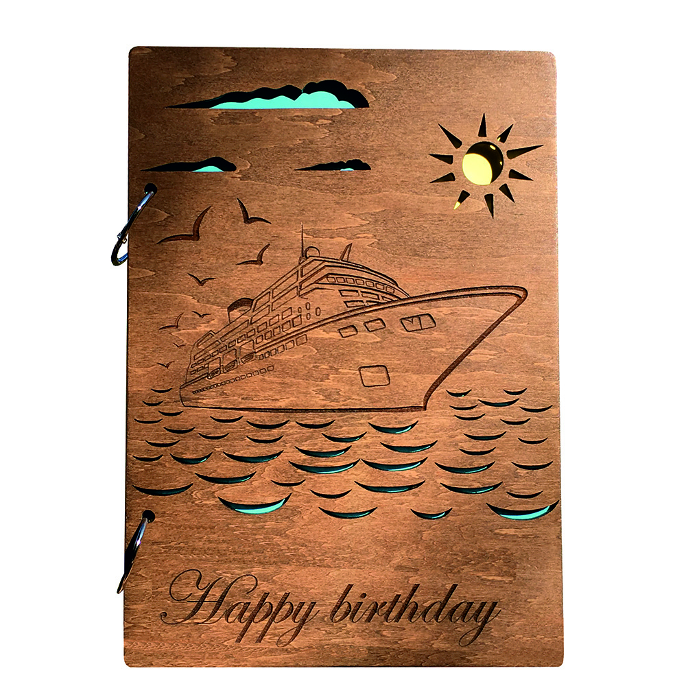 Эксклюзивный фотоальбом «Happy birthday» в деревянной обложке, на кольцах, Primax-art
Эксклюзивный фотоальбом «Happy birthday» в деревянной обложке, на кольцах, Primax-art