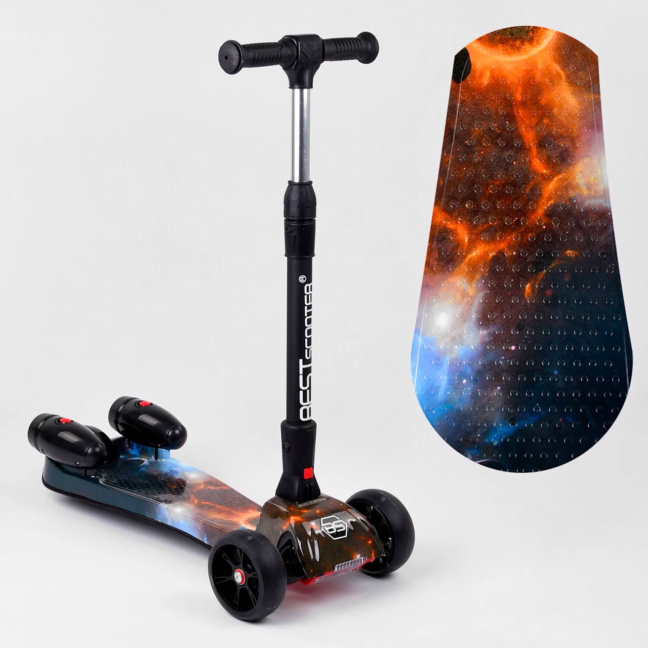 Самокат трехколесный Best Scooter 65884 "Космос" музыка, складной руль, парогенератор (100062)
Самокат трехколесный Best Scooter 65884 "Космос" музыка, складной руль, парогенератор (100062)