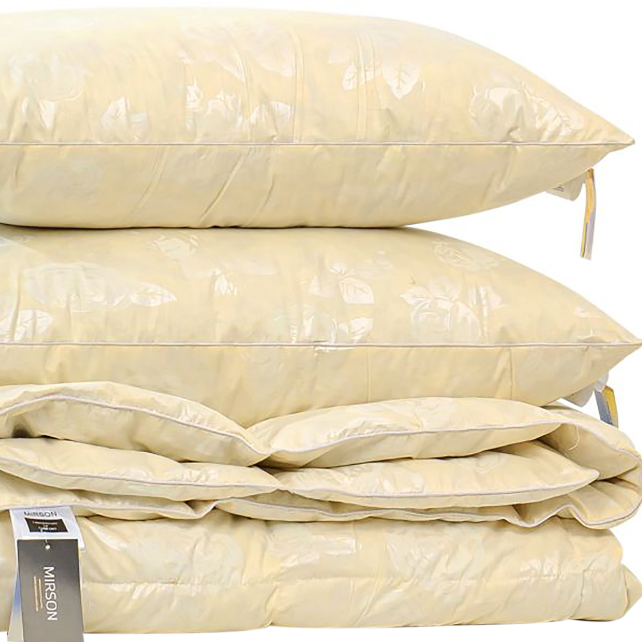 Набор пуховый MirSon Extra 10% пух Деми №2078 Одеяло 220x240 + 2 подушки 50x70 средние
Набор пуховый MirSon Extra 10% пух Деми №2078 Одеяло 220x240 + 2 подушки 50x70 средние