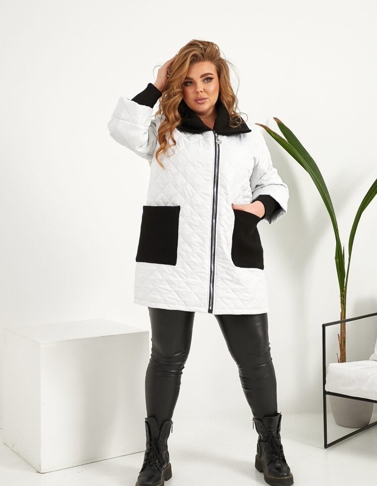 Куртка деми Fashion FT-6767 Белая женская легкая р. 015365, Куртка деми Fashion FT-6767 Белая женская легкая р.64-66 015365
Куртка деми Fashion FT-6767 Белая женская легкая р. 015365, Куртка деми Fashion FT-6767 Белая женская легкая р.64-66 015365