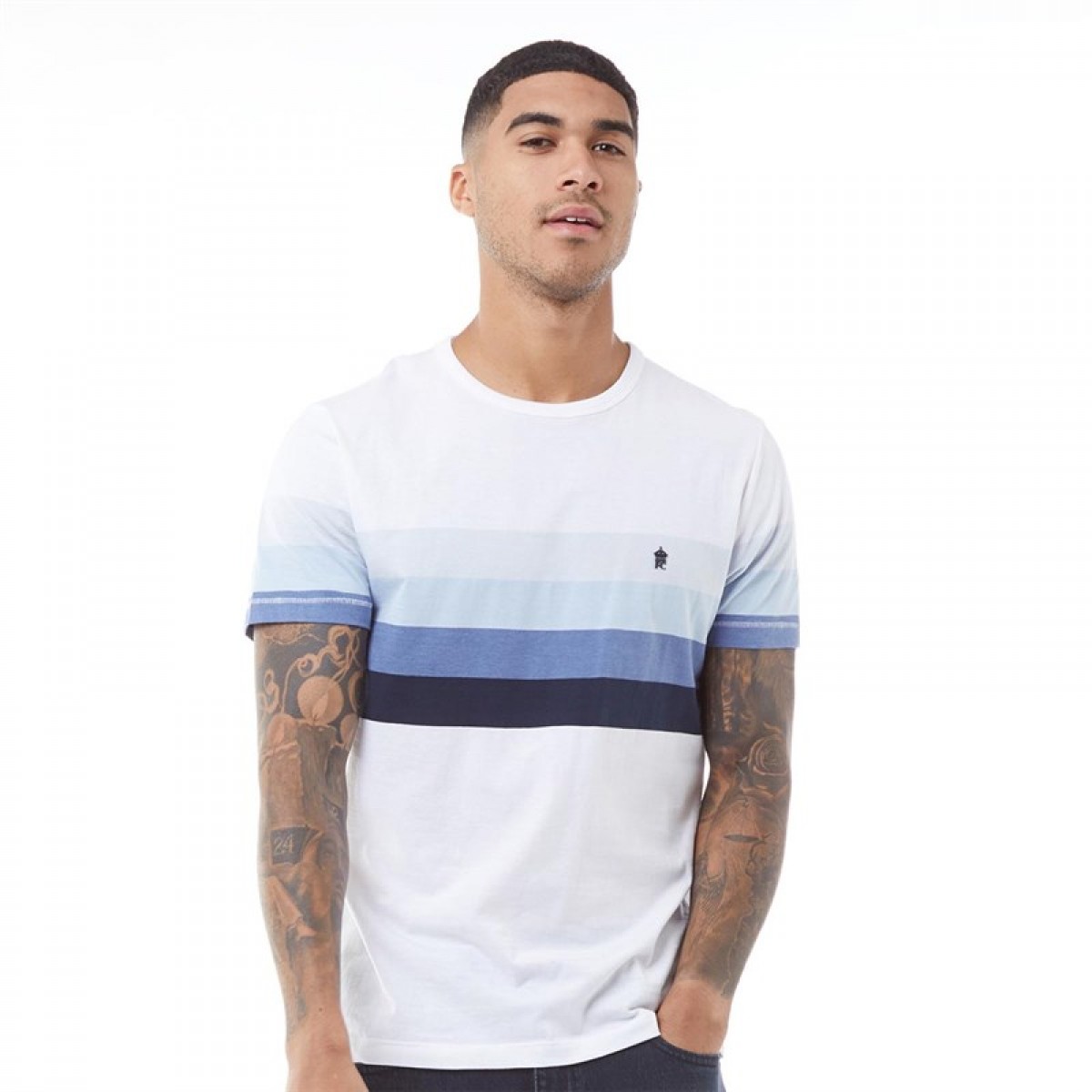 Футболка French Connection Four Chest Stripe White/Sky Melange White, S (42)
Футболка French Connection Four Chest Stripe White/Sky Melange White, S (42)
