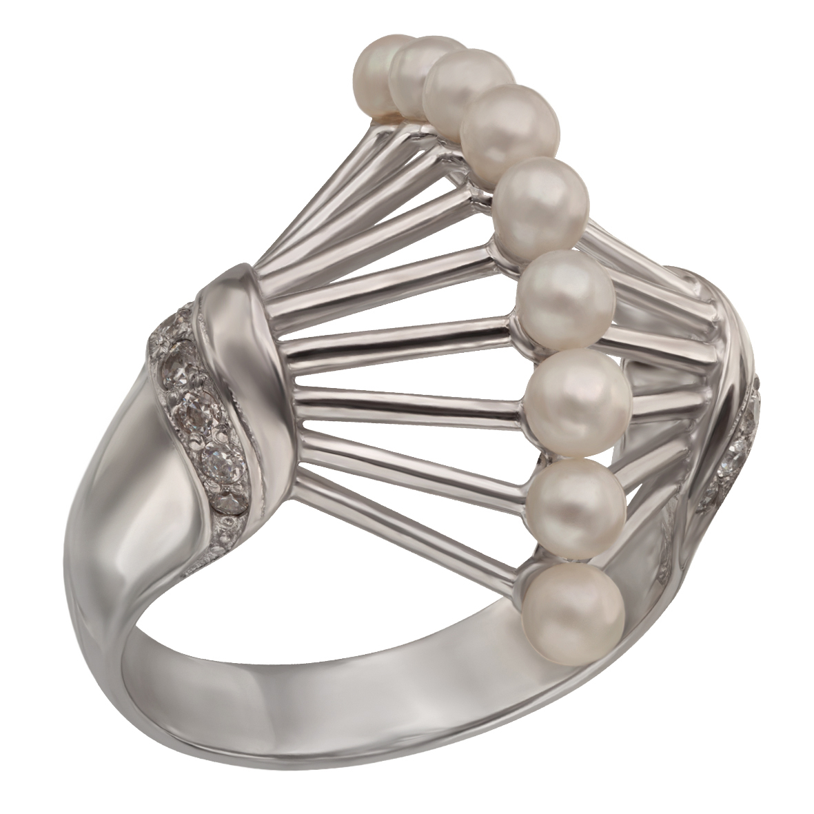 Серебряное кольцо с жемчугом и фианитами Tango Jewellery Company 320782С размер 17.5
Серебряное кольцо с жемчугом и фианитами Tango Jewellery Company 320782С размер 17.5