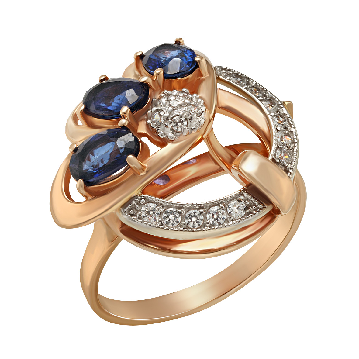 Золотое кольцо с сапфирами и фианитами Tango Jewellery Company 372620 размер 18
Золотое кольцо с сапфирами и фианитами Tango Jewellery Company 372620 размер 18