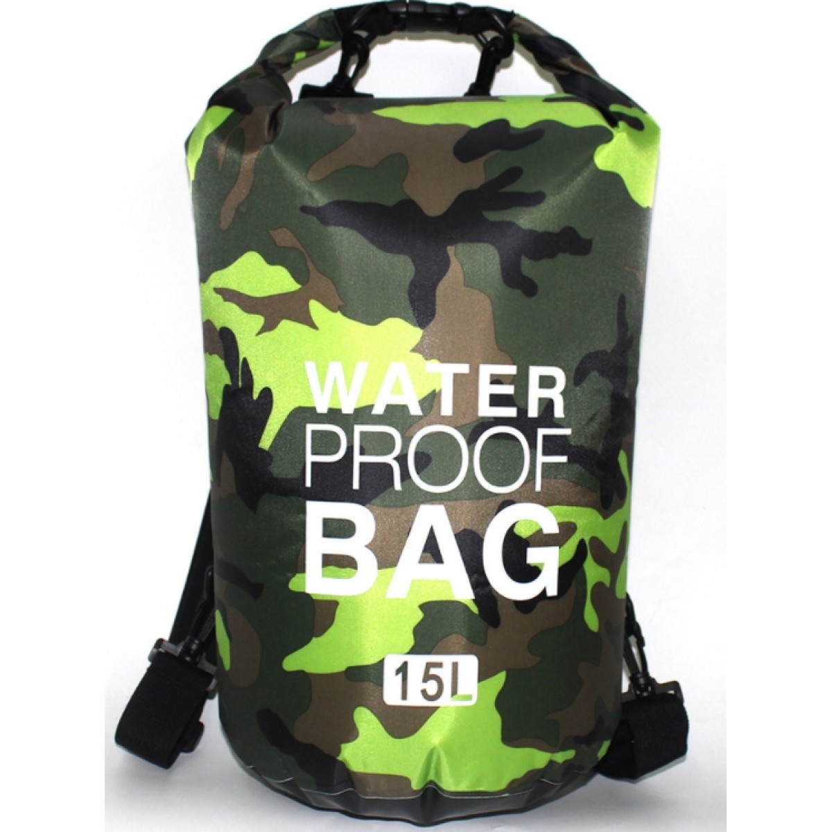 Гермомешок с двойным плечевым ремнем Water Proff BAG 15 литров полистер-PVC, водонепроницаемый, зеленый камуфляж
Гермомешок с двойным плечевым ремнем Water Proff BAG 15 литров полистер-PVC, водонепроницаемый, зеленый камуфляж