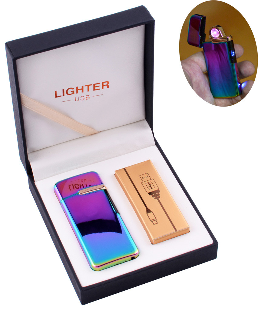 Электроимпульсная зажигалка в подарочной коробке LIGHTER (USB) №HL-122 Хамелеон
Электроимпульсная зажигалка в подарочной коробке LIGHTER (USB) №HL-122 Хамелеон