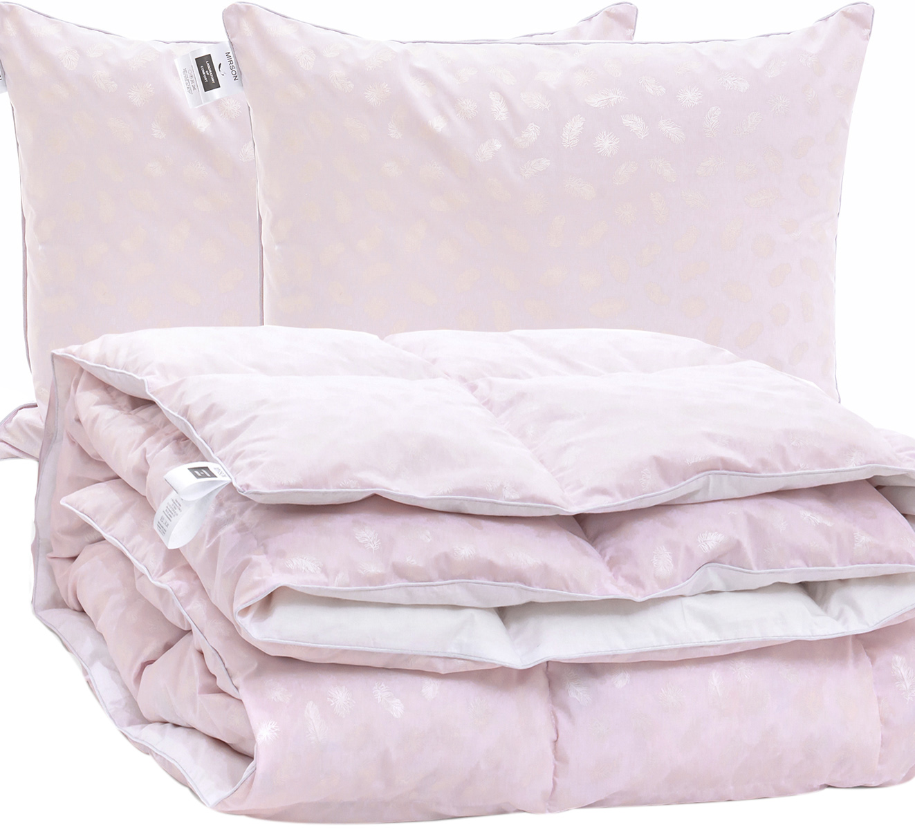 Набор пуховый MirSon №2205 Bio-Pink Зима 50% пух одеяло 200х220 + подушки 50х70 2 шт средние
Набор пуховый MirSon №2205 Bio-Pink Зима 50% пух одеяло 200х220 + подушки 50х70 2 шт средние