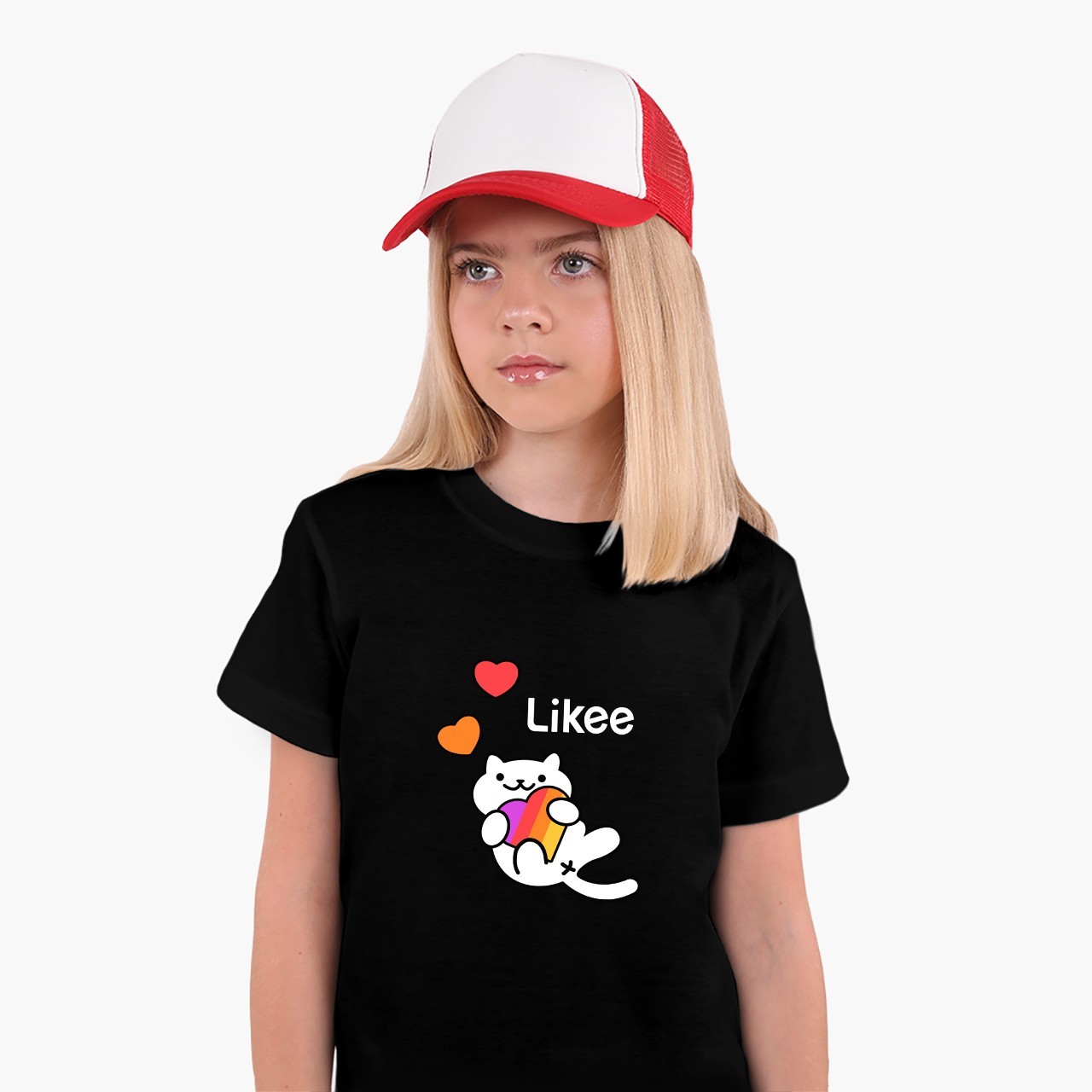 Детская футболка для девочек Лайк Кот (Likee Cat) (25186-1039-8) 104-110 см Хлопок Черный
Детская футболка для девочек Лайк Кот (Likee Cat) (25186-1039-8) 104-110 см Хлопок Черный