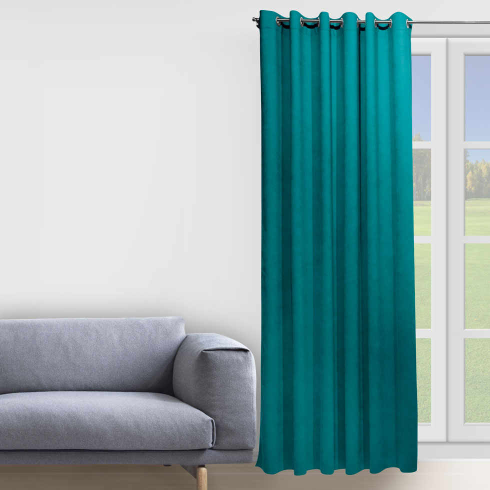 Комплект штор Decorator 2 шт 200х258 темно-бирюзовый микровелюр на люверсах D065
Комплект штор Decorator 2 шт 200х258 темно-бирюзовый микровелюр на люверсах D065