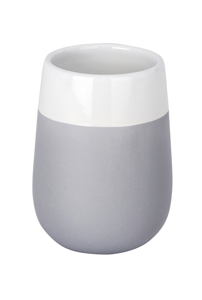 Стакан для зубных щеток Wenko Malta, d8x11 см белый, серый
Стакан для зубных щеток Wenko Malta, d8x11 см белый, серый