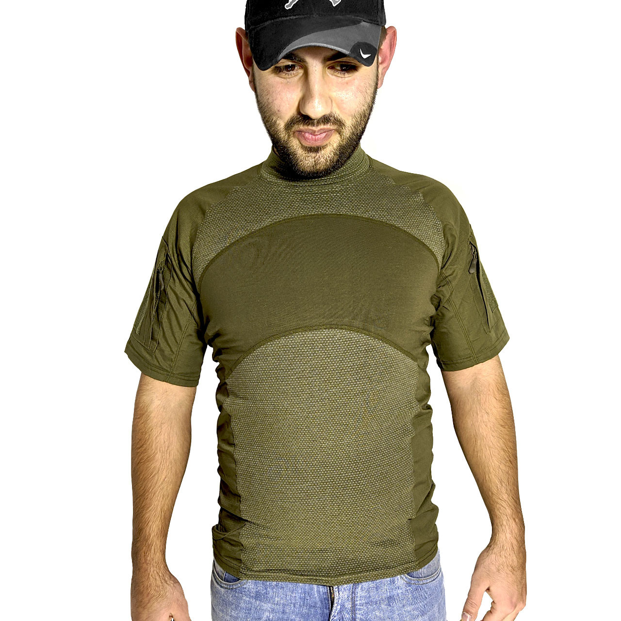 Футболка тактическая с коротким рукавом Lesko A424 Green XXL потоотводящая армейская камуфляжная для охоты и рыбалки(K/OPT2_4253-12432)
Футболка тактическая с коротким рукавом Lesko A424 Green XXL потоотводящая армейская камуфляжная для охоты и рыбалки(K/OPT2_4253-12432)