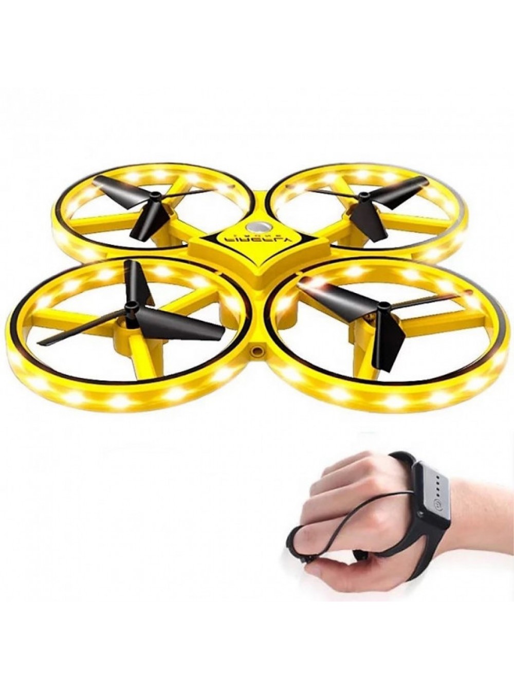 Квадрокоптер ручной дрон Tracker Drone Pro Оригинал с сенсорным управлением жестами на руку
Квадрокоптер ручной дрон Tracker Drone Pro Оригинал с сенсорным управлением жестами на руку