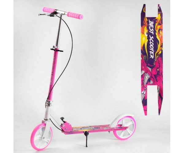 Самокат двухколесный Best Scooter 67788, с ручным тормозом, колеса PU, 200 мм, от 5 лет, Черно-зеленый
Самокат двухколесный Best Scooter 67788, с ручным тормозом, колеса PU, 200 мм, от 5 лет, Черно-зеленый