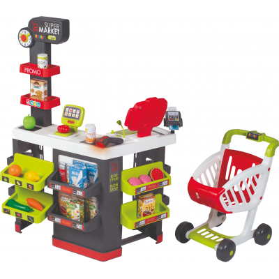 Игровой набор Smoby Интерактивный супермаркет со звуковыми и световыми эффектам (350228)
Игровой набор Smoby Интерактивный супермаркет со звуковыми и световыми эффектам (350228)