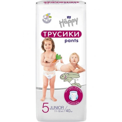 Подгузники-трусики детские Bella Baby Happy Junior 11-18кг 40 шт (5900516603250)
Подгузники-трусики детские Bella Baby Happy Junior 11-18кг 40 шт (5900516603250)
