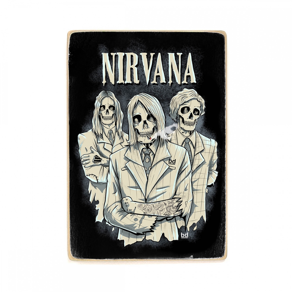 Деревянный постер Музыка Nirvana. Kurt cobain. Нирвана, стилизованные скелеты. Курт кобейн А2
Деревянный постер Музыка Nirvana. Kurt cobain. Нирвана, стилизованные скелеты. Курт кобейн А2