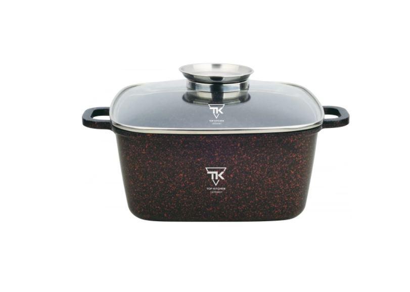Кастрюля-казан квадратная с мраморным покрытием Top Kitchen TК00055 4,5 л Burgundy
Кастрюля-казан квадратная с мраморным покрытием Top Kitchen TК00055 4,5 л Burgundy