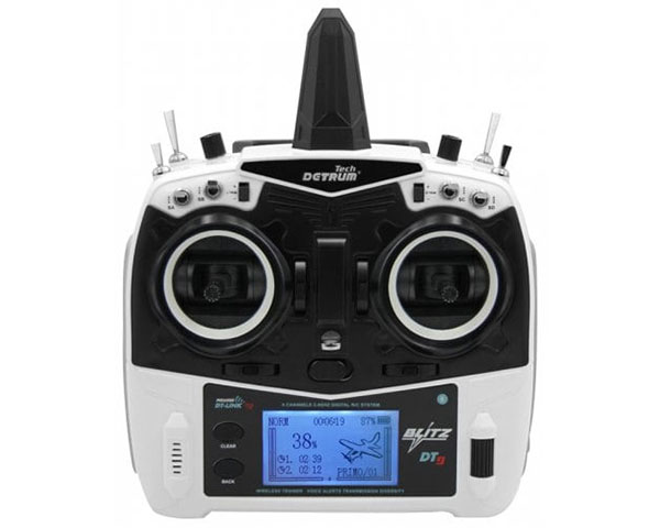 Пульт управления Dynam Detrum Blitz-DT9 w/Telemetry White (TX+SR86A-G Autopilot Receiver)
Пульт управления Dynam Detrum Blitz-DT9 w/Telemetry White (TX+SR86A-G Autopilot Receiver)