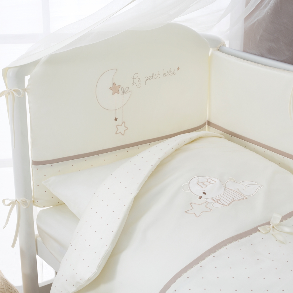 Постельное бельё в кроватку Perina Le petit bebe Комплект из 4 предметов кофейный (ПБ4-01.5)
Постельное бельё в кроватку Perina Le petit bebe Комплект из 4 предметов кофейный (ПБ4-01.5)