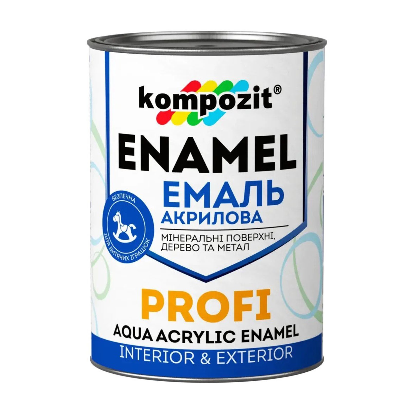Эмаль акриловая Kompozit PROFI Белая 10л Шелковисто-матовая
Эмаль акриловая Kompozit PROFI Белая 10л Шелковисто-матовая