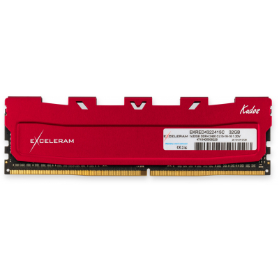 Модуль пам'яті для комп'ютера DDR4 32GB 2400 MHz Red Kudos eXceleram (EKRED4322415C)
Модуль пам'яті для комп'ютера DDR4 32GB 2400 MHz Red Kudos eXceleram (EKRED4322415C)