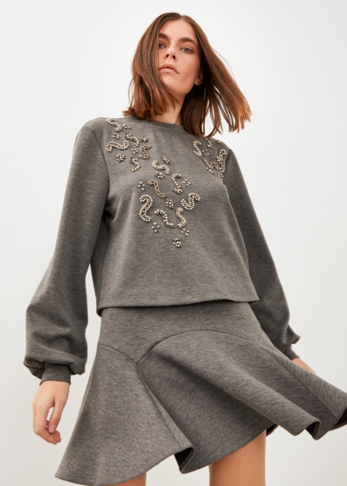 Юбка с воланами Jus de Pommes М серая M21KJP003210
Юбка с воланами Jus de Pommes М серая M21KJP003210