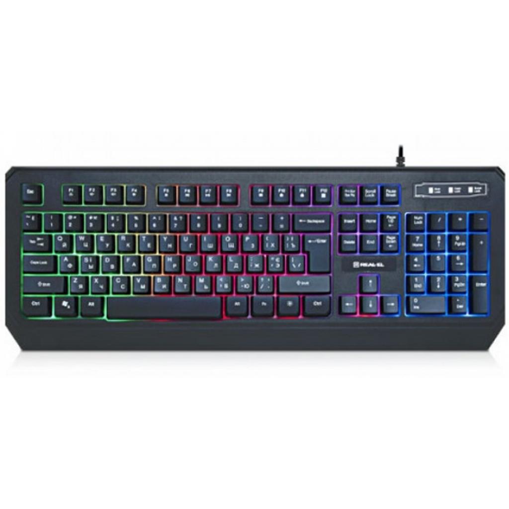 Клавиатура REAL-EL 7001 Comfort Backlit Black 
Клавиатура REAL-EL 7001 Comfort Backlit Black