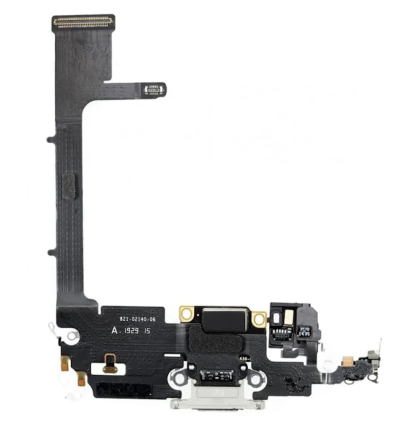 Шлейф для iPhone 11 Pro, с разъемом зарядки, с микрофоном, белый, Silver High Copy
Шлейф для iPhone 11 Pro, с разъемом зарядки, с микрофоном, белый, Silver High Copy