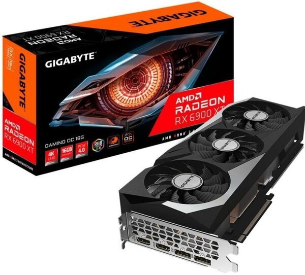 Відеокарта GIGABYTE Radeon RX 6900 XT 16Gb GAMING OC (GV-R69XTGAMING OC-16GD)
Відеокарта GIGABYTE Radeon RX 6900 XT 16Gb GAMING OC (GV-R69XTGAMING OC-16GD)