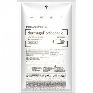 Перчатки медицинские хирургические латексные ортопедические Dermagel Ortopedic р. р.8,5 100 шт
Перчатки медицинские хирургические латексные ортопедические Dermagel Ortopedic р. р.8,5 100 шт