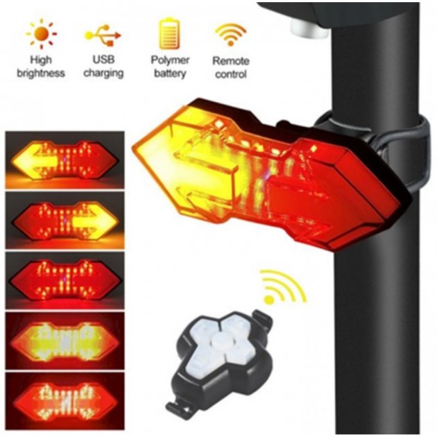 Фонарь велосипедный задний HYD-040 с указанием поворотов (red+yellow) ЗУ micro USB с пультом управления Bicycle lamp (L- 00000008499)
Фонарь велосипедный задний HYD-040 с указанием поворотов (red+yellow) ЗУ micro USB с пультом управления Bicycle lamp (L- 00000008499)