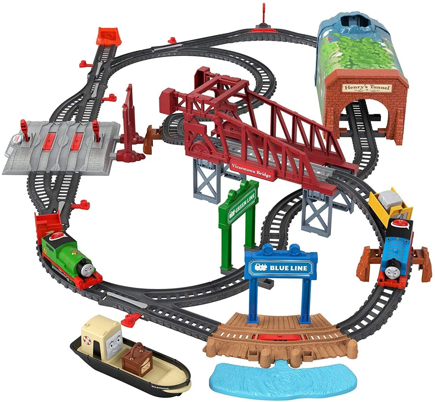 Игровой набор Железная дорога говорящие Томас и Перси Thomas & Friends Talking Thomas & Percy Train Set Fisher-Price (GLK80)
Игровой набор Железная дорога говорящие Томас и Перси Thomas & Friends Talking Thomas & Percy Train Set Fisher-Price (GLK80)