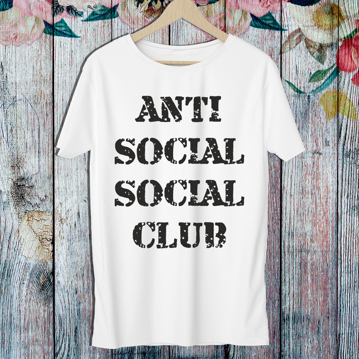 Мужская футболка с надписью "Anti Social Social Club" (черный текст) Push IT XXXL, Белый
Мужская футболка с надписью "Anti Social Social Club" (черный текст) Push IT XXXL, Белый
